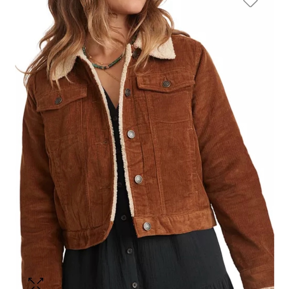 Marine Layer Brown Corduroy Sherpa Jacket - *NEVER BEEN WORN - LIKE NEW*